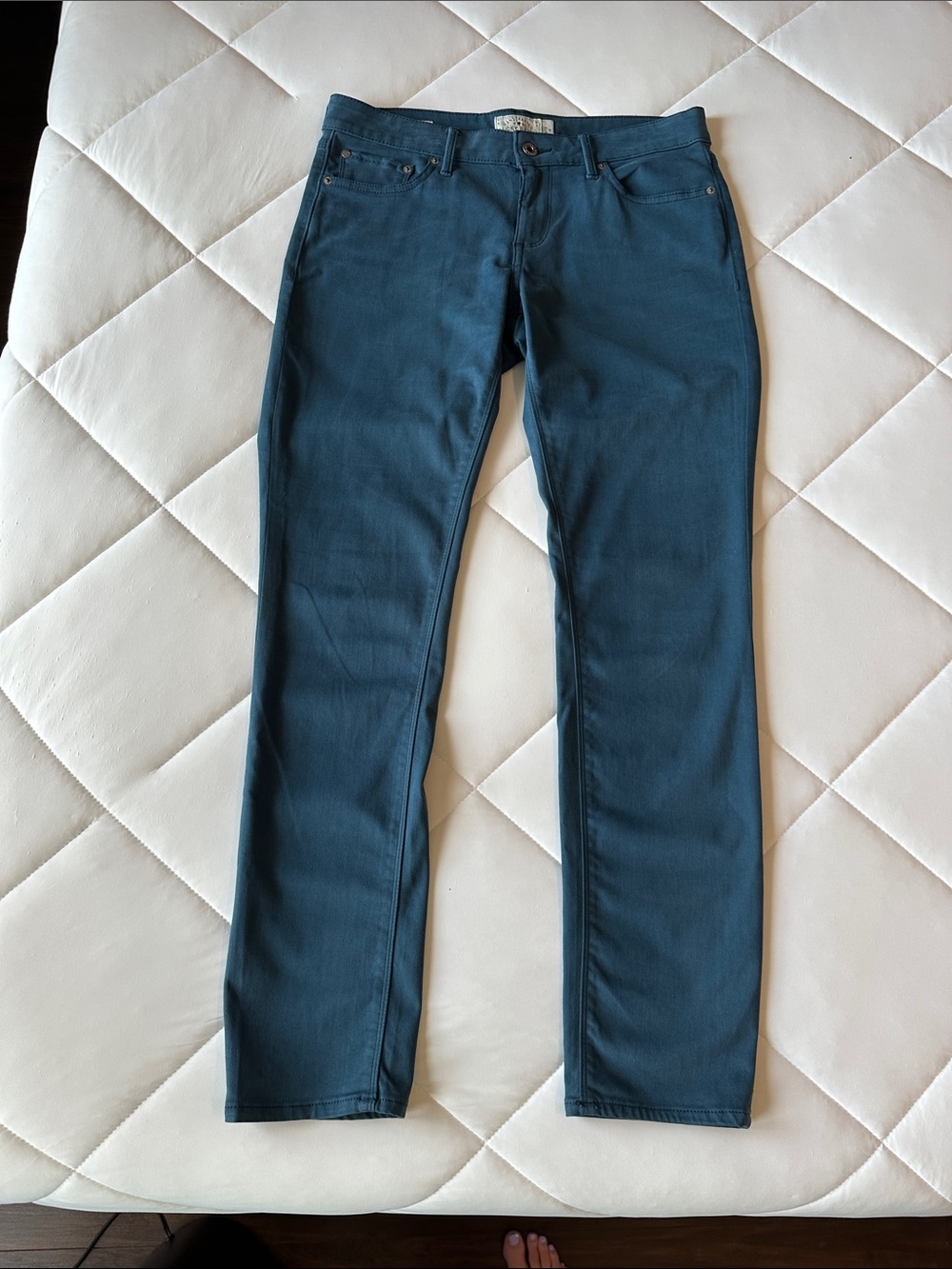 Lucky Brand Teal-Blue Skinny Jeans